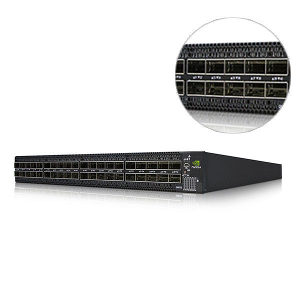 40 QSFP28 منفذًا غير معوق لمحول شبكة HDR ميلانوكس InfiniBand MQM8790-HS2F 200Gb / S