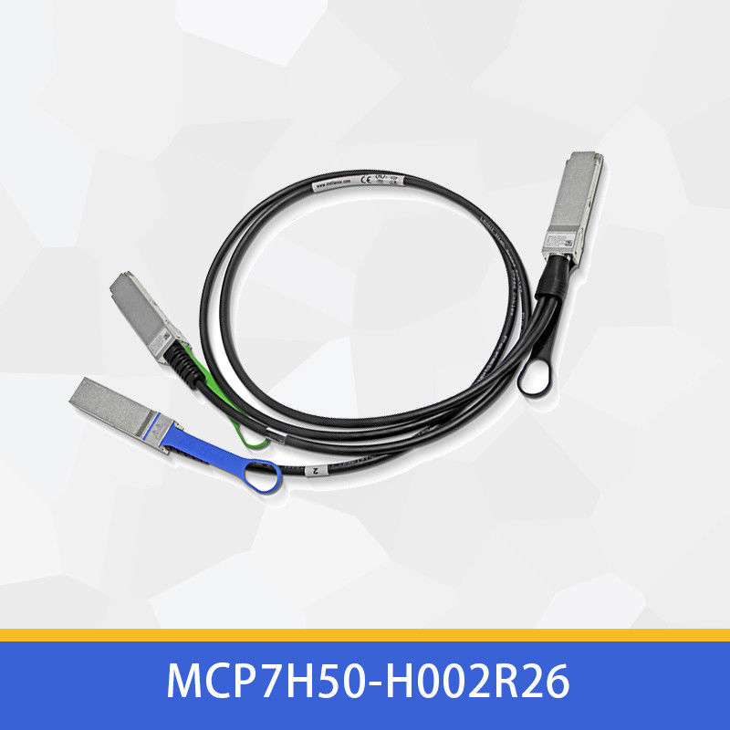 2m HDR100 Mellanox DAC كبل توصيل مباشر من الألياف MCP7H50-H002R26 MCP7H50-V0xxR QSFP56