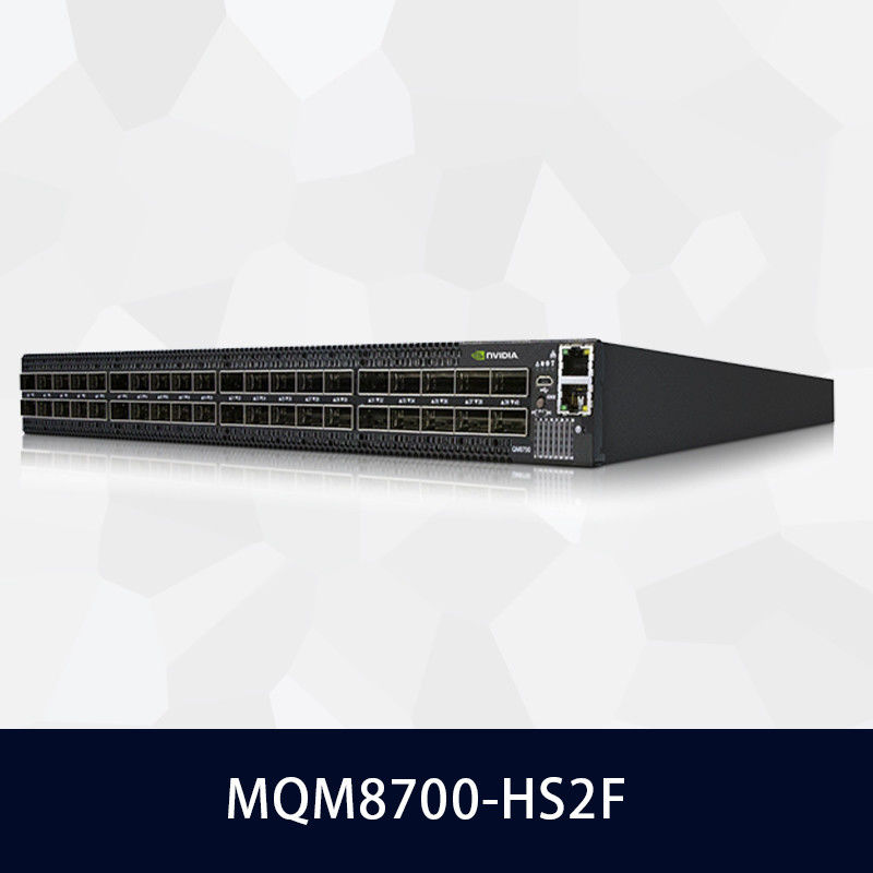 التحكم في Infiniband HDR Switch Mellanox 200gb Switch MQM8700 40 منفذ MQM8700-HS2F ((920-9B110-00FH-0MD)