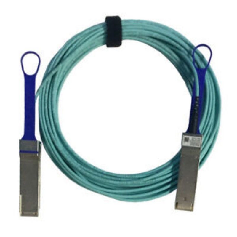 MFA1A00-E005 كبل بصري نشط InfiniBand EDR يصل إلى 100 جيجابت / ثانية QSFP LSZH 5 م كابل Mellanox AOC