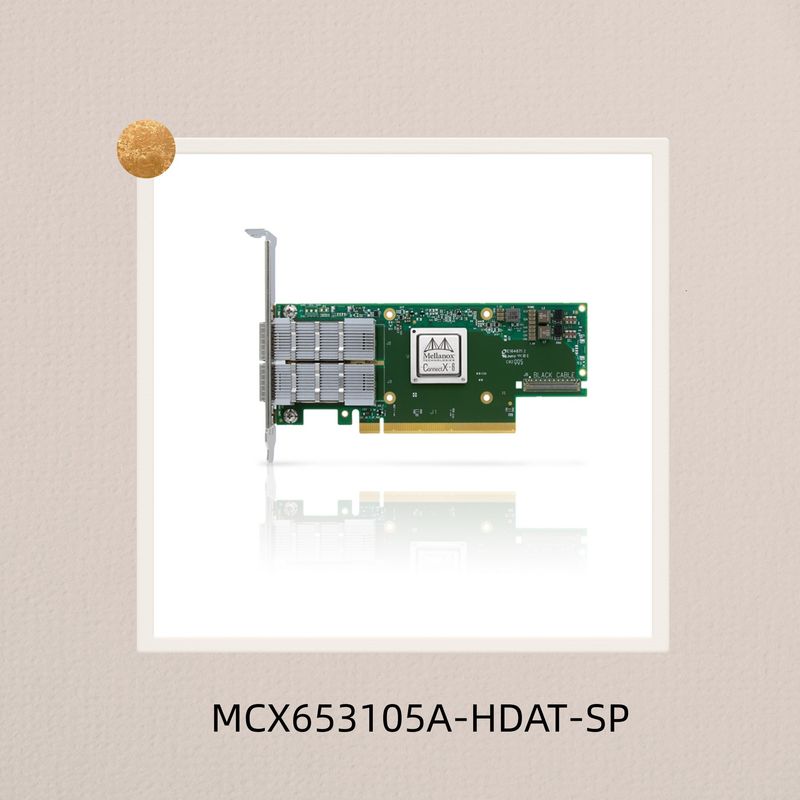 Mellanox MCX653105A-HDAT-SP Secure Boot Root of Trust Crypto Acceleration للخادم