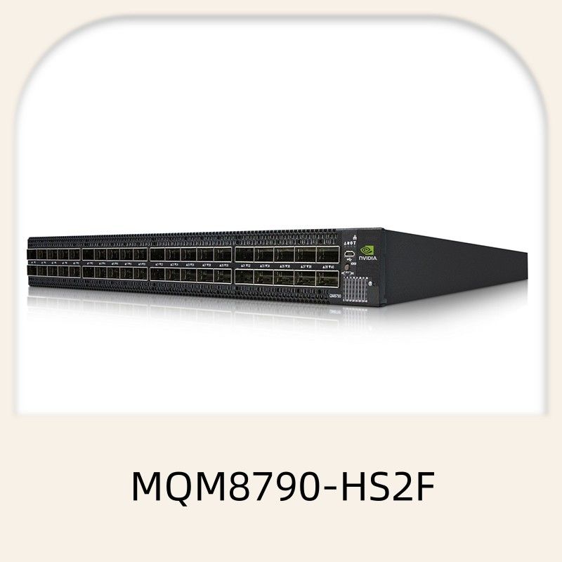MQM8790-HS2F Mellanox Network Switch 40 Port Non Blocking Managed HDR 200Gb / S