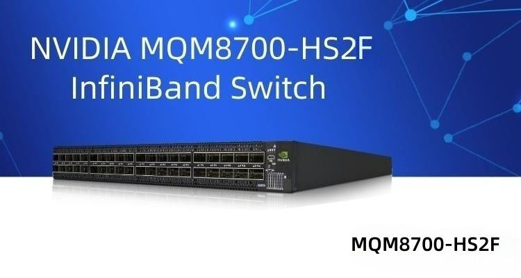 MQM8700-HS2F Mellanox Network Switch 40 Port 200G InfiniBand لمركز البيانات