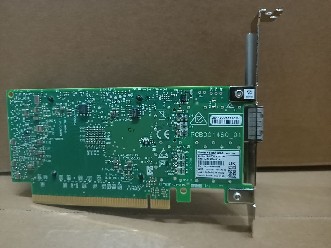 MCX4121A-XCAT ConnectX-4 Lx EN Mellanox بطاقة الشبكة 10 جيجابت ثنائي المنافذ SFP28 PCIe3.0 X8
