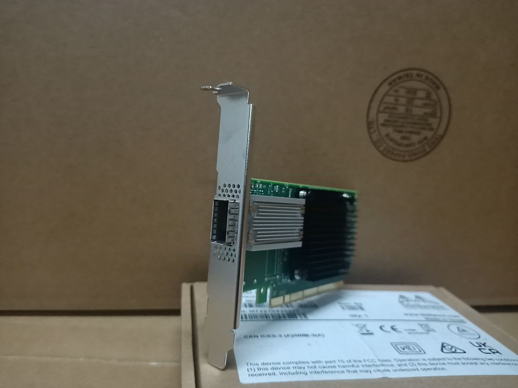 MCX653106A-ECAT Mellanox 100 جيجا بايت Nic ConnectX - 6 VPI Hdr100 Edr Ib Dual Port