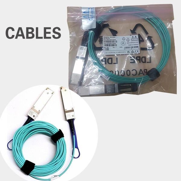 كابل ليفي نشط بطول 20 مترًا 200 جيجابت / ثانية VPI IB HDR و 200 جيجابت QSFP56 MFS1S00-H020V