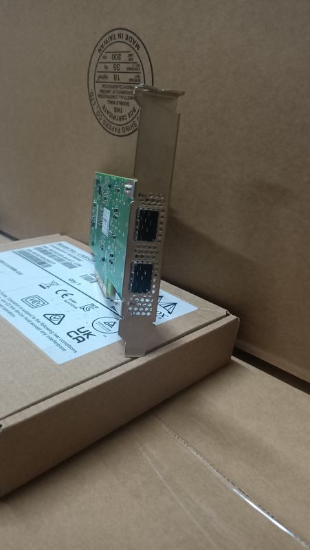 MCX512A-ACAT Mellanox Connectx 5 Dual Port 10 25gbe Sfp28 EN بطاقة مهايئ PCIe 3.0 X8