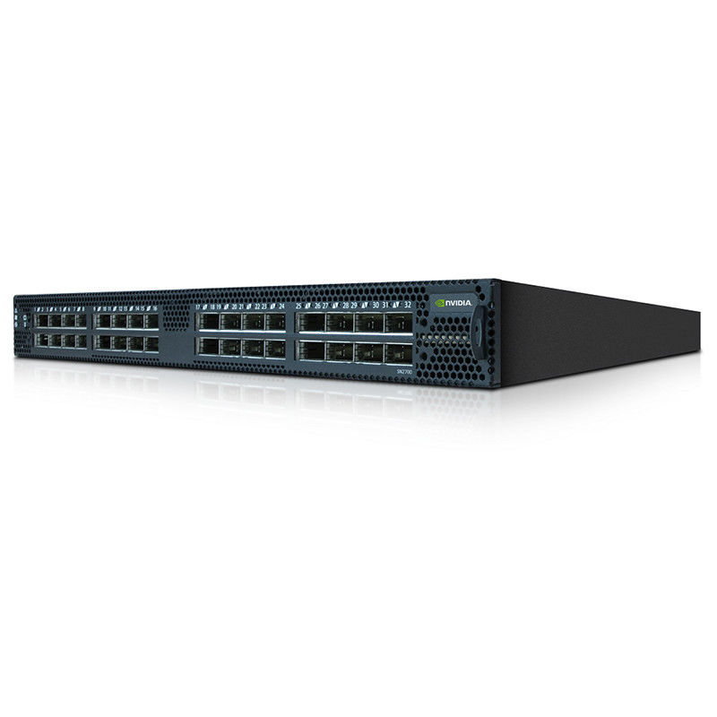 MSN2700-CS2F Mellanox Switch Spectrum على أساس 32 منفذ 100GbE منصة Ethernet المفتوحة