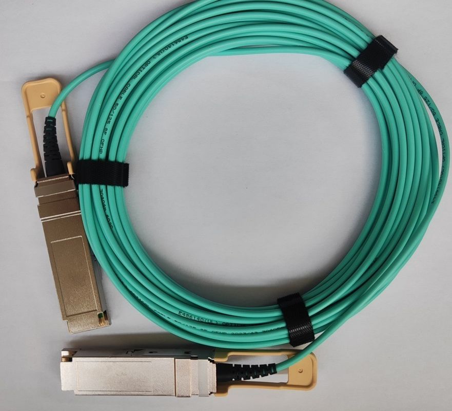 200G QSFP56 كابل بصري نشط 26.56GBaud سرعة نقل البيانات متوافقة مع OM3 / OM4 نوع رابط QSFP56