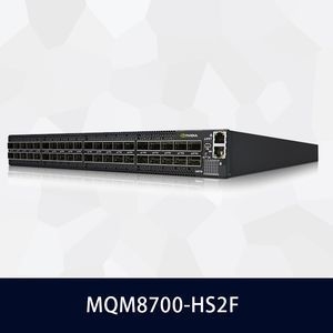 مفتاح Nvidia Quantum Mellanox MQM8700 بـ 40 منفذًا غير محظور 200 جيجابايت/ثانية Infiniband 40 منفذ QSFP56 دعم VLAN