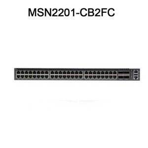 تقنية Infiniband القوية MSN2201-CB2FC Nvidia 920-9n110-00f1-0c0 48 RJ45 و 4 Qsfp28 منافذ 2 مفتاح إمدادات الطاقة