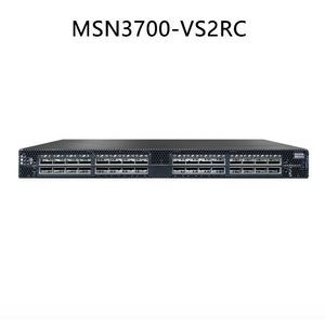 دعم شبكات VLAN مفتاح إيثرنت Nvidia MSN3700-Vs2RC Spectrum-2 قائم على 200 جيجابت في الثانية، 1U مفتوح، 32 منفذًا 200 جيجابت في الثانية، مع نظام تشغيل Cumulus Linux، 32 منفذ QSFP56