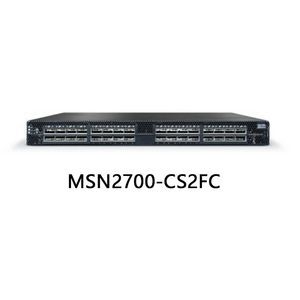مفتاح 1U مضغوط وقوي بسرعة 100 جيجابت في الثانية مع نظام تشغيل Cumulus Linux MSN2700-CS2FC Nvidia Spectrum للتطبيقات كثيفة البيانات
