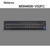 MSN4600-VS2FC 2u مفتوح إيثيرنث سويتش مع كومولوس لينكس 64 Qsfp56 منافذ 2 مصادر الطاقة AC X86 وحدة المعالجة المركزية عمق قياسي P2c