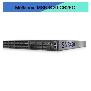 حل الشبكة MSN3420-CB2FC Ethernet Switch 48 SFP28 12 Qsfp28 منافذ لنقل البيانات السريع