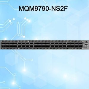 دعم شبكة VLAN للسرعة مفتاح Mellanox Nvidia Qm9790 1u Ndr 400gbps Infiniband MQM9790-NS2F للشبكات السلسة