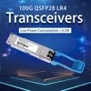 وحدة الإرسال والاستقبال الضوئية الليفية Qsfp28-100g-Lr4 عالية الأداء 100g Qsfp28 10km 1310nm Sm Dual LC SFP Lr4 سعر منخفض