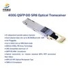 جهاز إرسال واستقبال Qsfp-Dd Sr8 موثوق به بوزن 400 جرام لمراكز البيانات، كمية كبيرة من البضائع الجاهزة