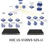 مُبدِّل شبكة مُدارة بـ 52 منفذًا H3c Ls-5120V3-52s-Li لتوفير اتصال موثوق به