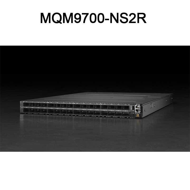 مفتاح إنفينيباند Ndr Max Speed 400 جيجابت في الثانية Mqm9700-Ns2r 920-9B210-00RN-0M2 مثالي لمتطلبات العميل من Nvidia Qm9700 1u