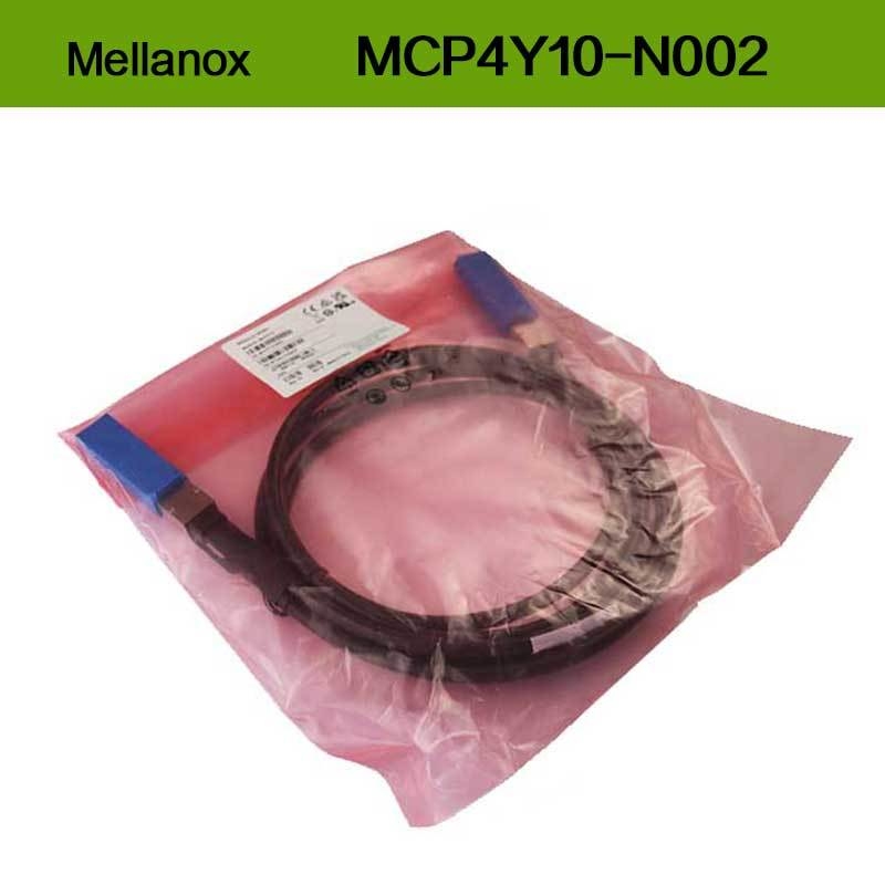 كابل Nvidia Mcp4y10-Nxxx ثنائي المنفذ 2X400GB/S Osfp إلى 2X400GB/S Osfp Passive Dac Mcp4y10-N002 (980-9IA0I-00N002)