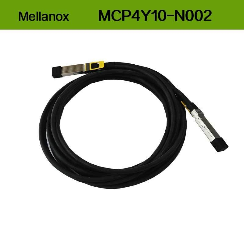 كابل Nvidia Mcp4y10-Nxxx ثنائي المنفذ 2X400GB/S Osfp إلى 2X400GB/S Osfp Passive Dac Mcp4y10-N002 (980-9IA0I-00N002)