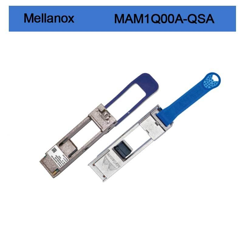 محول Mellnaox Brand New Original Mam1q00A-Qsa Nvidia Dynamix Qsa™ ، Qsfp+ إلى SFP+