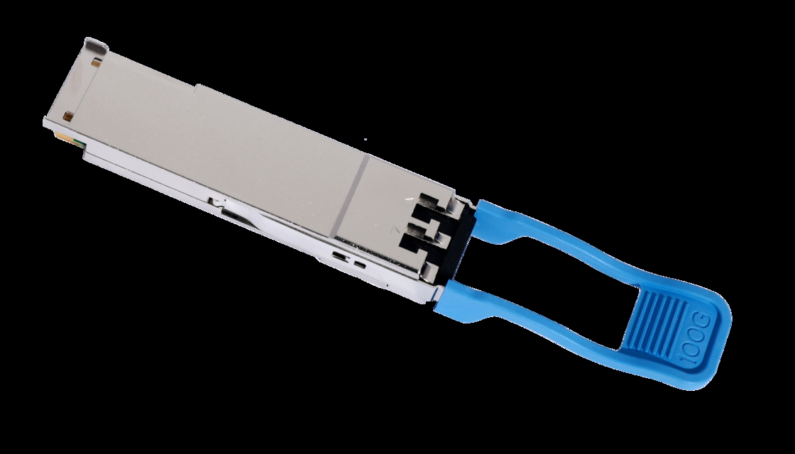 وحدة الإرسال والاستقبال الضوئية الليفية Qsfp28 Bidi Sr الممتازة بوزن 100 جرام لبيانات مراكز البيانات