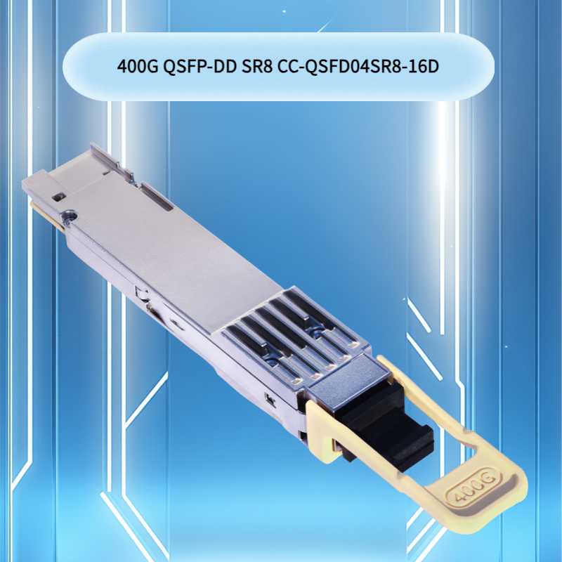 وحدة الاستقبال البصري 400g Qsfp-Dd Sr8 عالية السرعة لمراكز البيانات