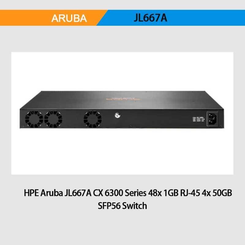 Jl660A/Jl662A/Jl665A/Jl667A/Jl675A/Jl676A Enterprise Switches Original Genuine Brand New Cx 6300f (JL667A)