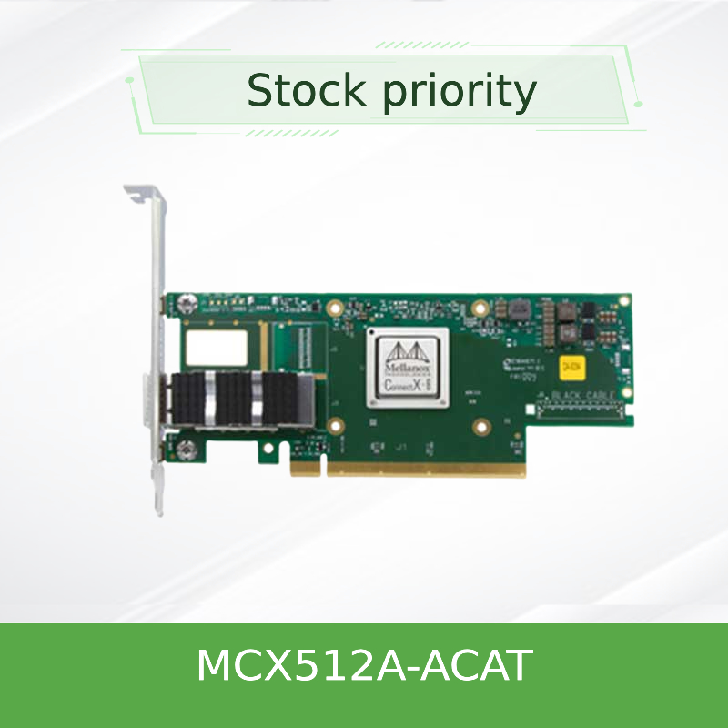MCX512A-ACAT Mellanox Connectx 5 Dual Port 10 25gbe Sfp28 EN بطاقة مهايئ PCIe 3.0 X8