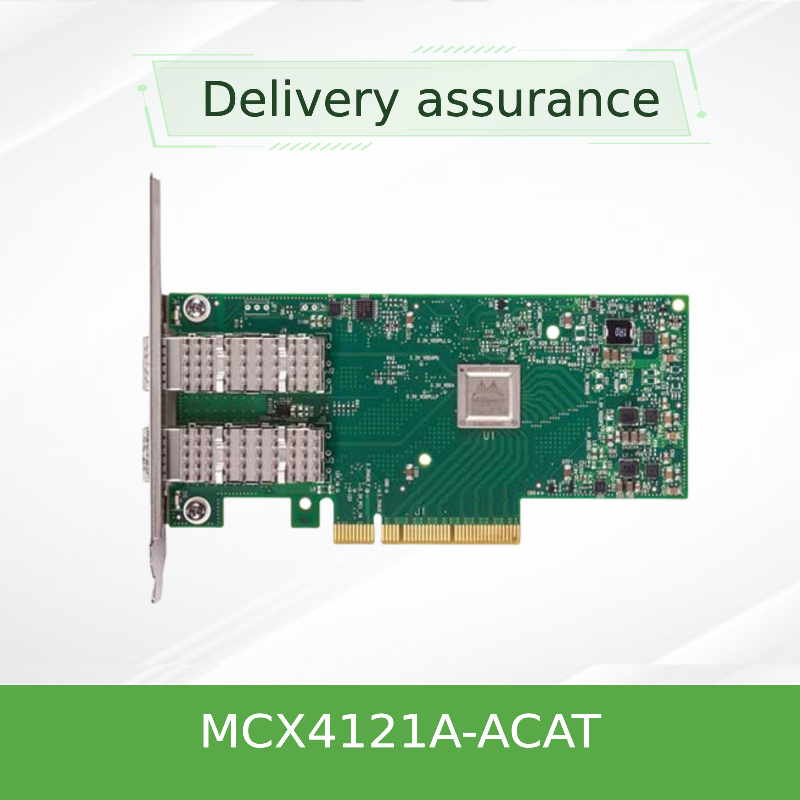 MCX4121A-ACAT بطاقة إيثرنت مزدوجة مهايئ بطاقة شبكة Mellanox ConnectX-4 Lx EN 25GbE SFP28