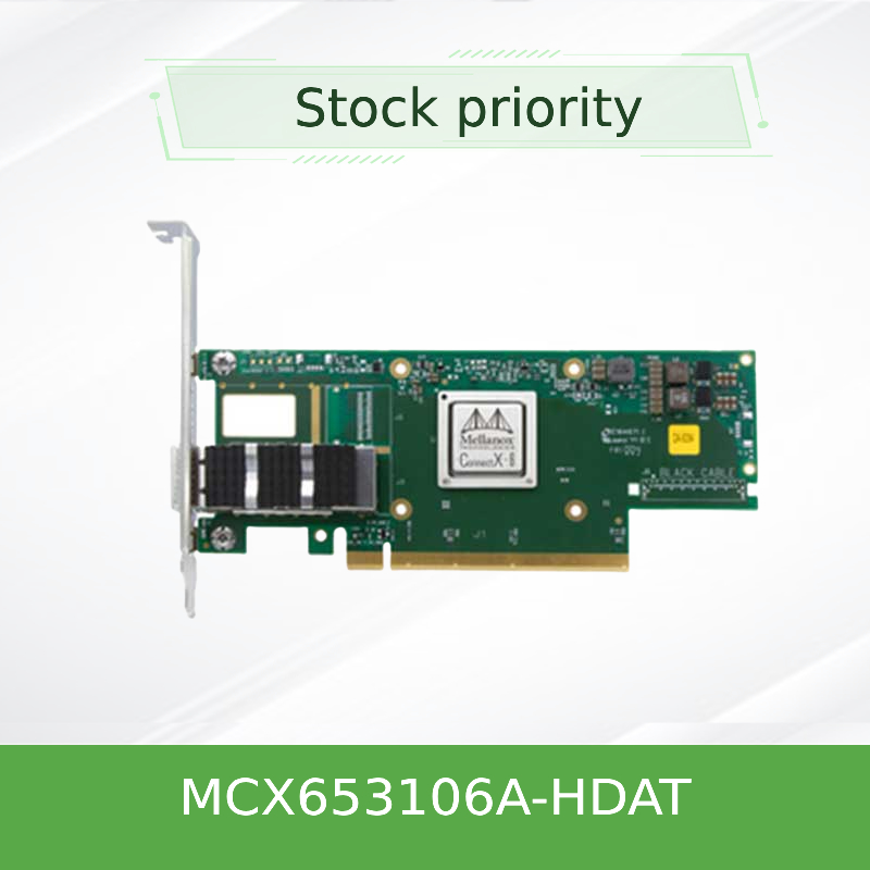 MCX653106A-HDAT بطاقة شبكة Mellanox 200Gb / S 4 * 50Gb / S منافذ Ethernet