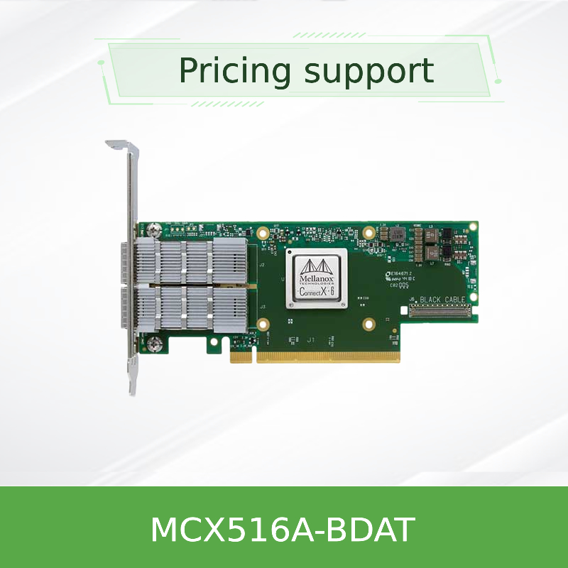 بطاقة محول الشبكة ConnectX-5 Ex EN Mellanox MCX516A-BDAT 40GbE 2x Port QSFP28 4.0 X16