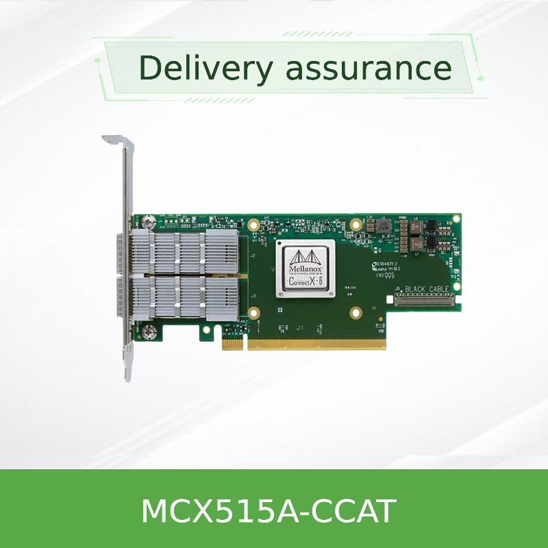 100GbE InfiniBand Mellanox محول بطاقة الشبكة MCX515A-CCAT EN 10 25 40 50 Oe Speeds