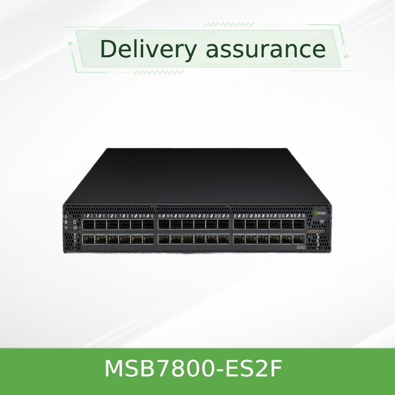 ميلينوكس MSB7800-ES2F InfiniBand EDR نظام التبديل 100Gb / S 36 QSFP28 منافذ 1U