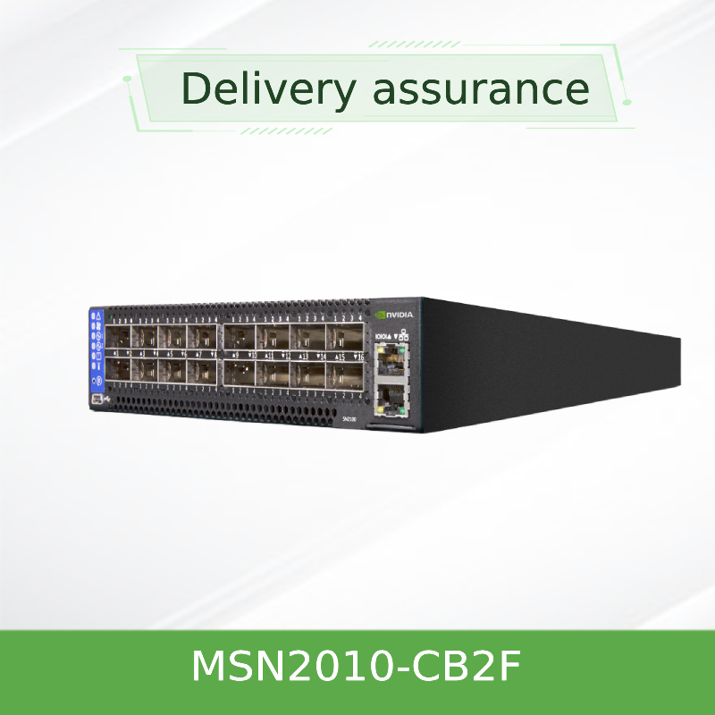 18 منفذًا SFP28 ، محول شبكة ميلانوكس مفتوح المصدر قائم على Linux MSN2010-CB2F 25GbE / 100GbE