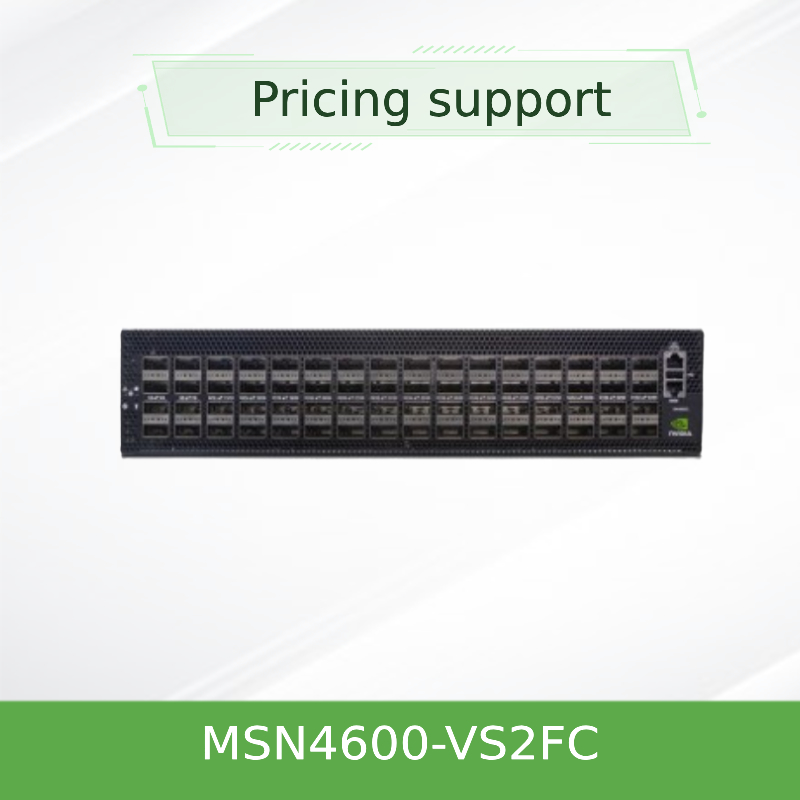 مفتاح شبكة إيثرنت مفتوحة من Mellanox MSN4600-VS2FC قائم على Spectrum-3 بسرعة 200 جيجابت في الثانية، 2U