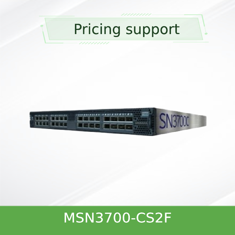 MSN3700-CS2F Spectrum-2 Based 100GbE 1U Open mellanox network Switch مع Onyx 32 QSFP28 Ports
