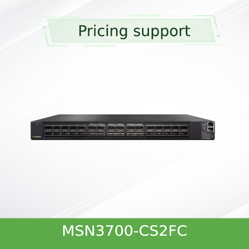 كومولوس لينكس 2 AC PSUs ميلانوكس Network Switch MSN3700 - CS2FC 100GbE 1U 32 QSFP28 Ports