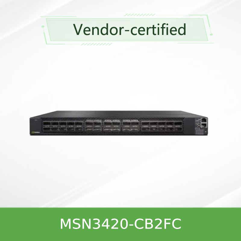 Mellanox Network Switch OEM 25GbE / 100GbE Mellanox Open Source Ethernet Switch MSN3420-CB2F