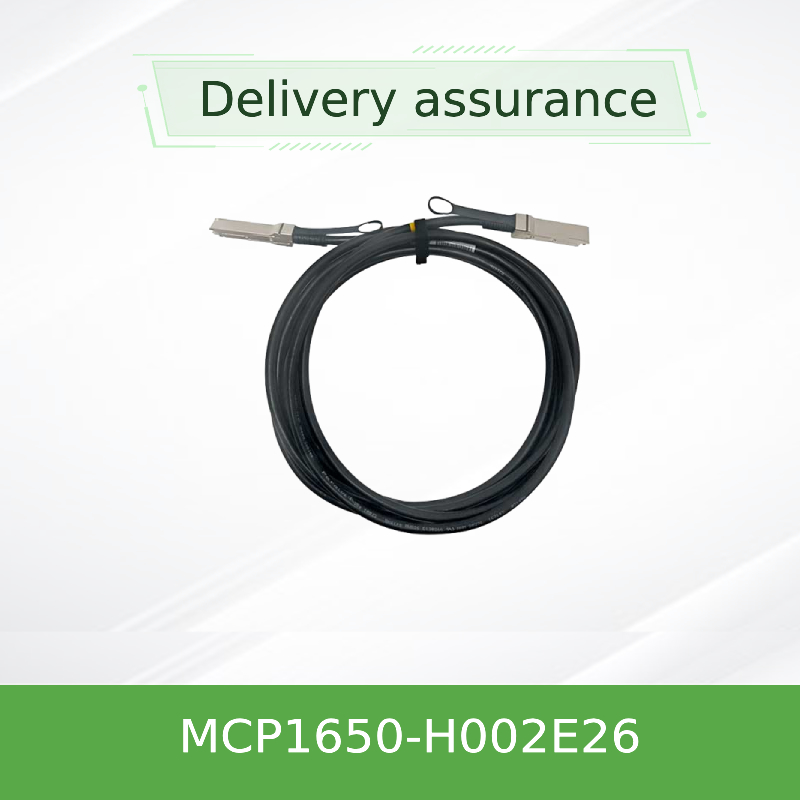 MCP1650-H002E26 ((980-9I549-00H002) كابل Mellanox Dac النحاس السلبي Ib HDR حتى 200GB / S Qsfp56 2M