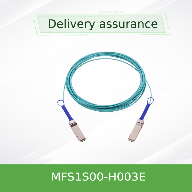 متعدد الأوضاع AOC Qsfp + كابل بصري نشط Mellanox MFS1S00-H003E