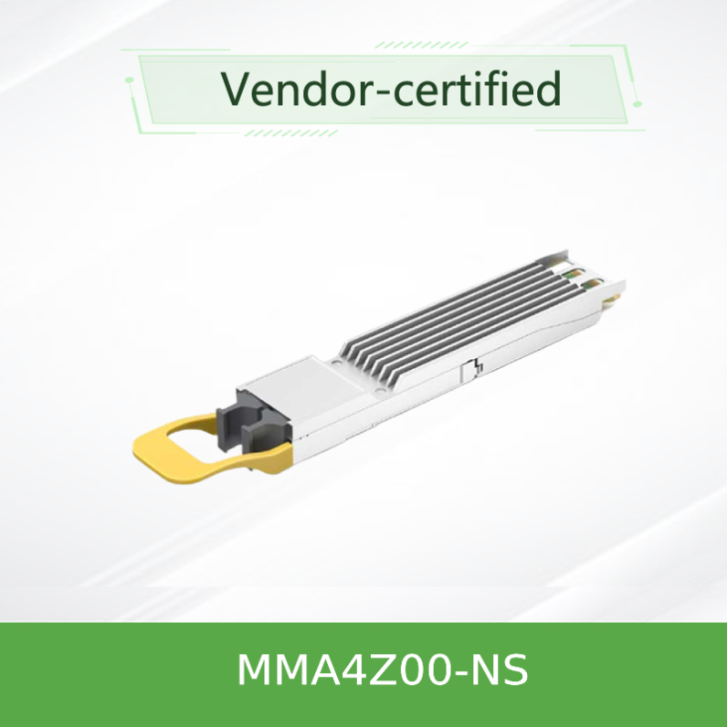 MMA4Z00-NS SFP+ MELLANOX متوافق مع 800G 2xSR4 OSFP PAM4 850nm 50m InfiniBand NDR Module
