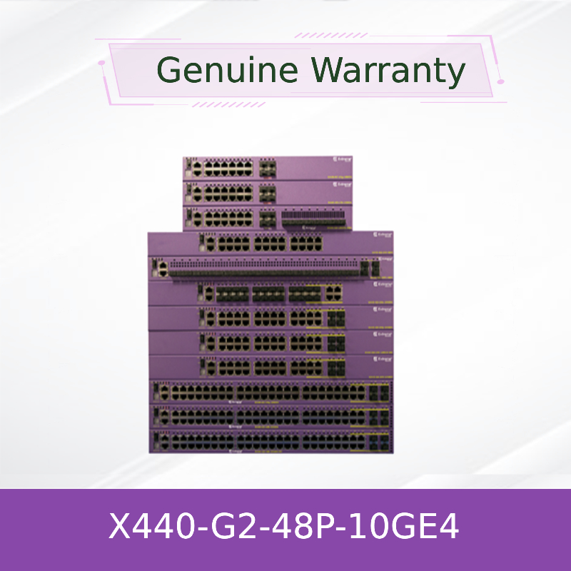 AVB Ethernet Extreme Summit X440 G2 48p 10GE4 مع نظام تشغيل ExtremeXOS 4 عبر الترخيص