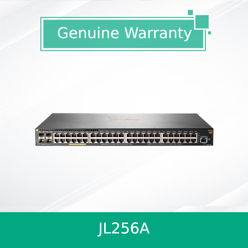 مفتاح شبكات HPE Aruba 2930f 48g Poe+ 4SFP+ جديد وأصلي JL256A