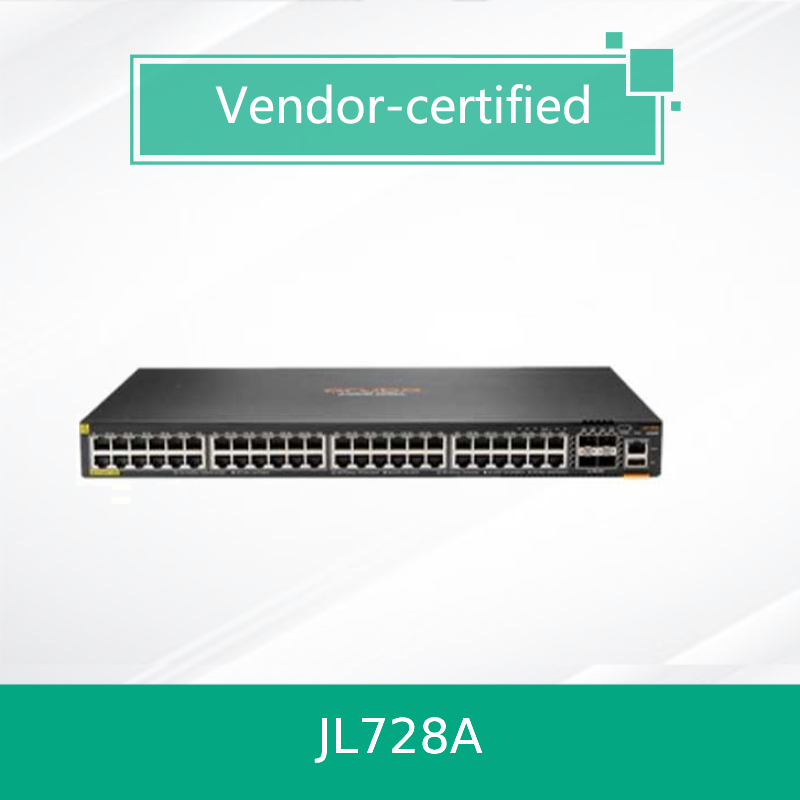 Hpe Aruba Networking Cx 6200f 48g Class4 Poe 4SFP+ 740W Switch (JL728A) (مفتاح أروبا للشبكات)