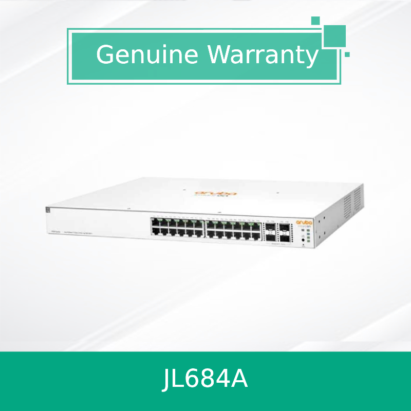 أروبا فورية على 1930 24G Class4 Poe 4SFP/SFP+ 370W Switch (JL684A)