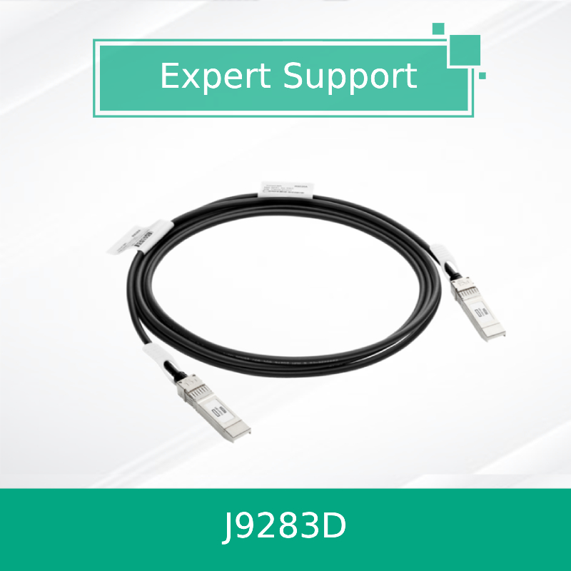 Hpe Aruba Networking 10g SFP+ إلى SFP+ 3m كابل النحاس المرفق مباشرة (J9283D)