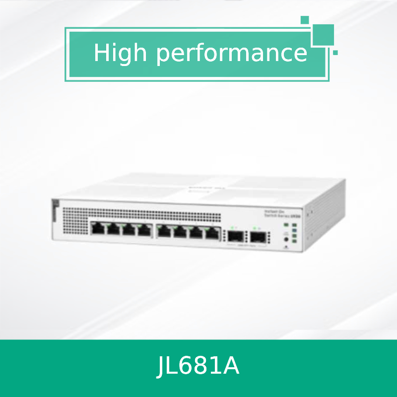 مفتاح شبكات HPE Instant On 8p Gigabit Cl4 Poe 2p SFP 124W 1930 (JL681A)